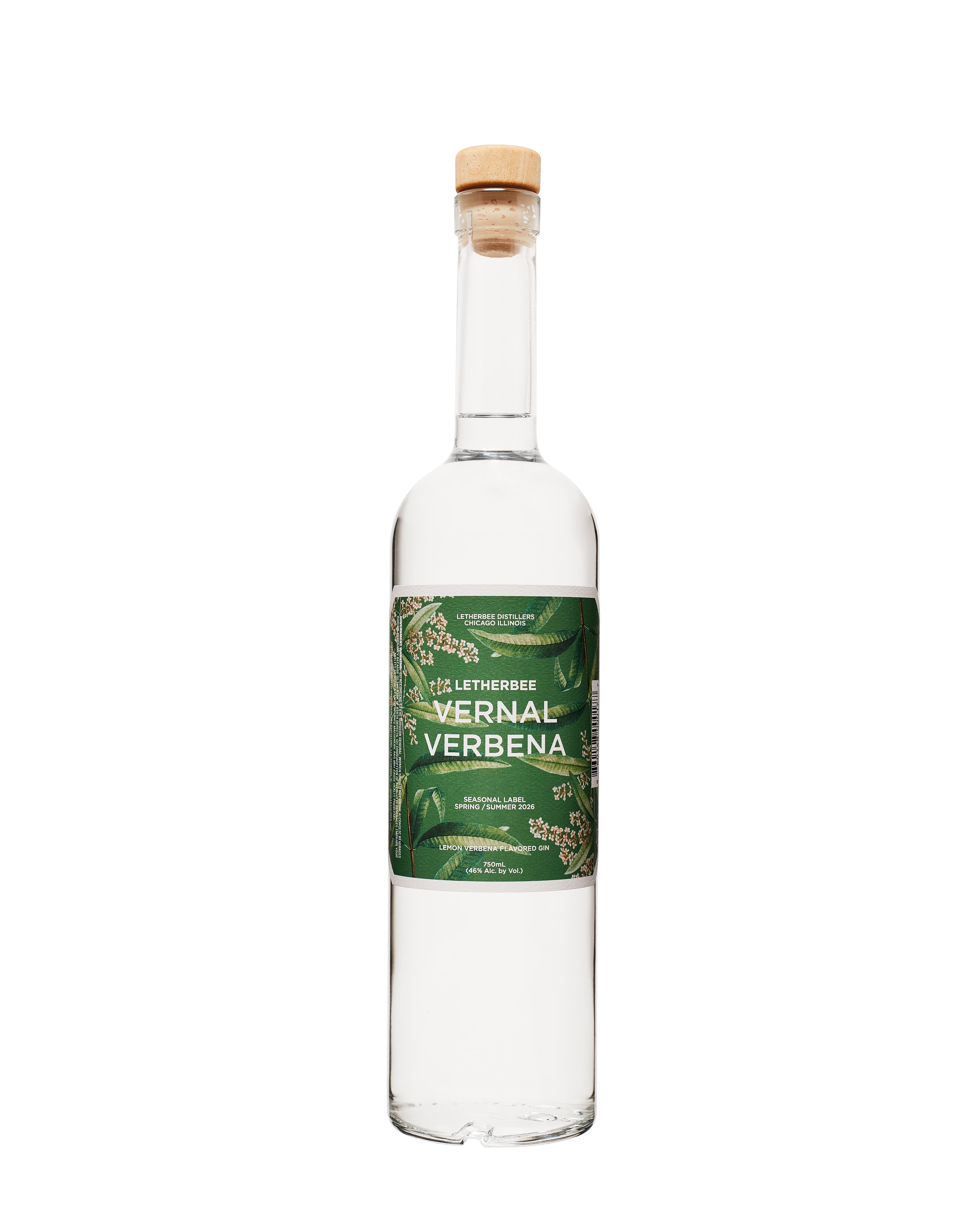Bottle Shot Letherbee Vernal Gin 2026 Lemon Verbena