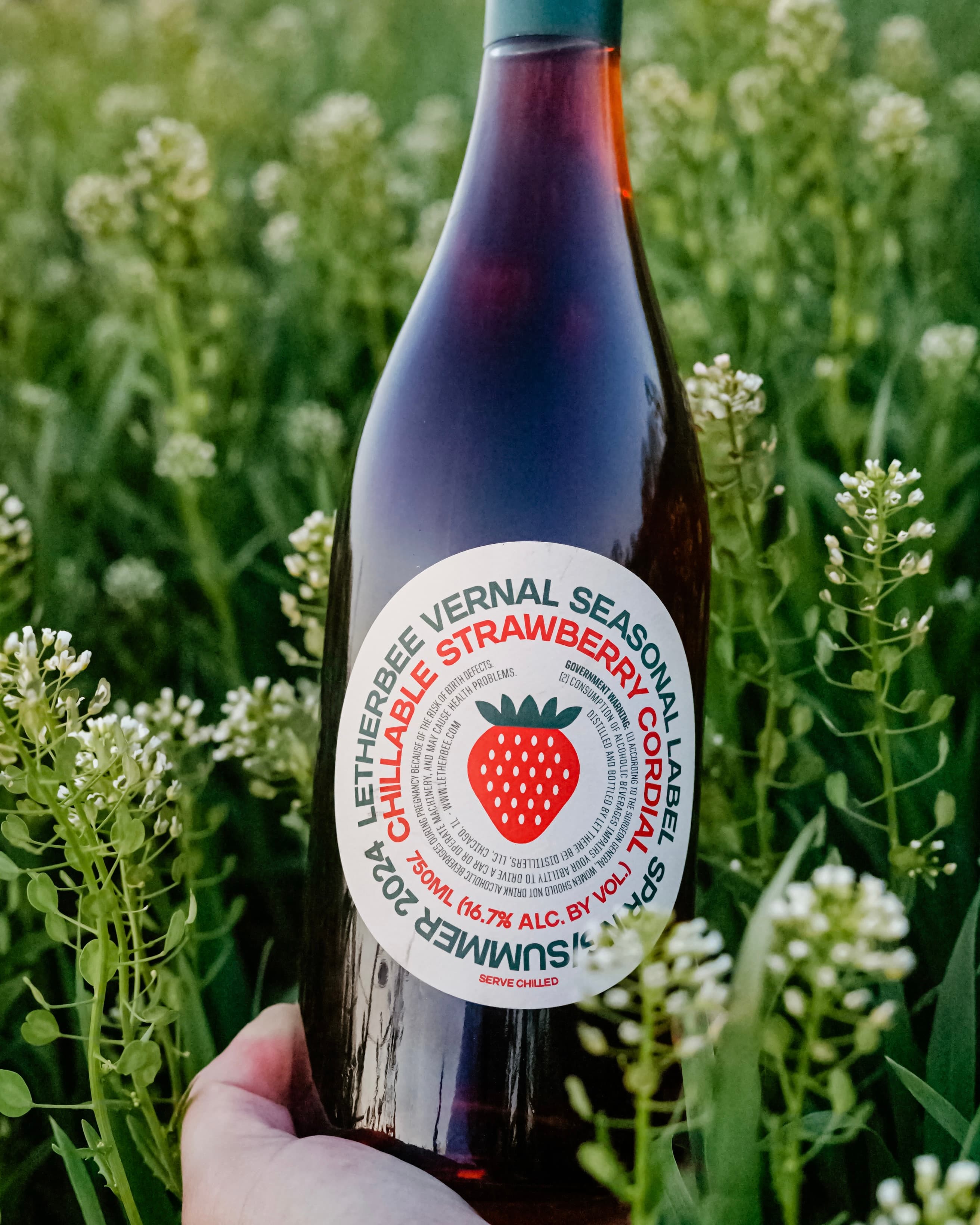 Letherbee Strawberry Dry Cordial