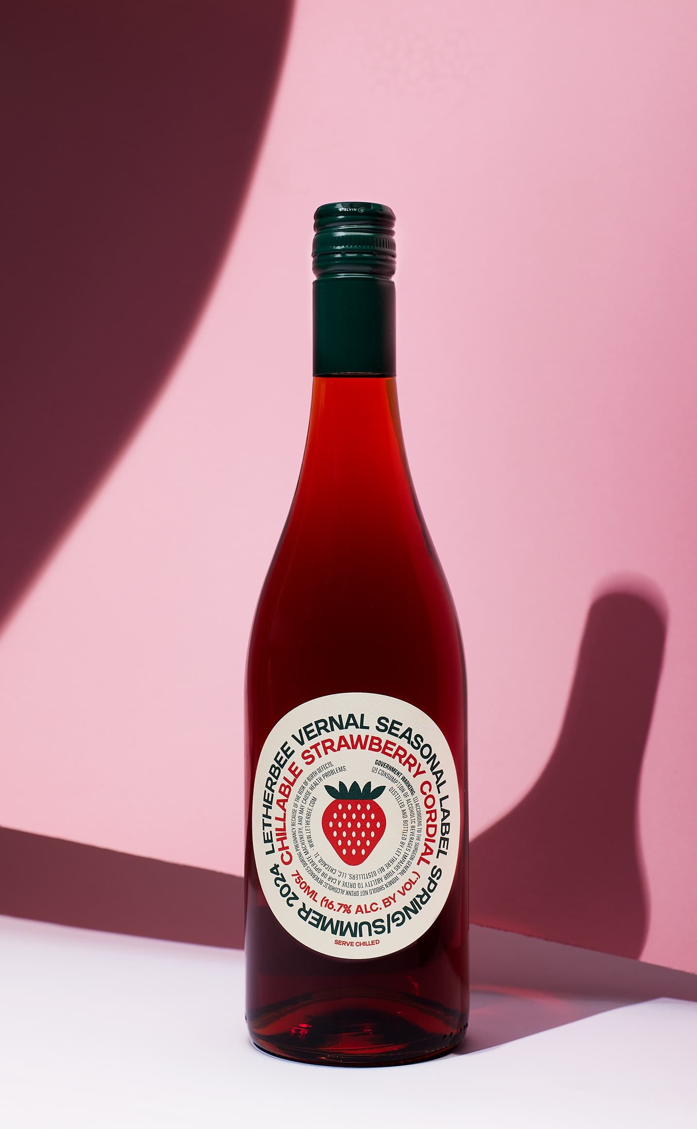 Strawberry Dry Cordial Background